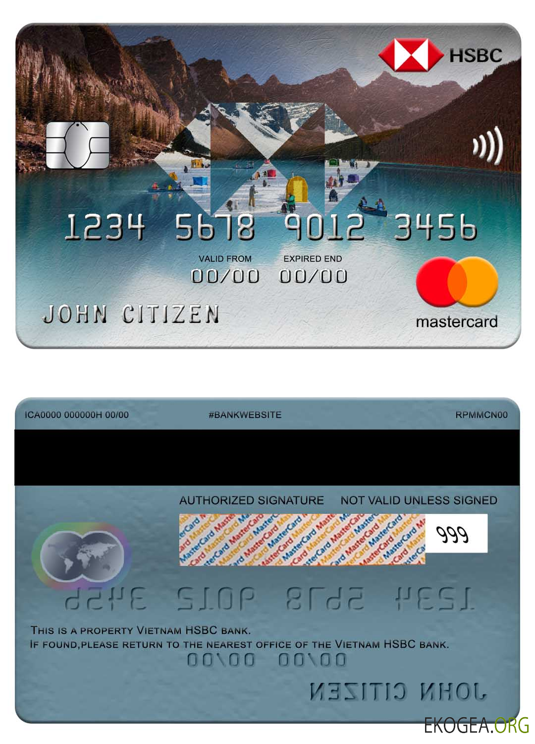 Mastercard de la banque HSBC du Vietnam